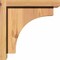 Ekena Millwork Huntington Smooth Corbel w/Backplate, Western Red Cedar, 5 1/2"W x 10"D x 10"H COR06X10X10HUN01SWR - alternate 4